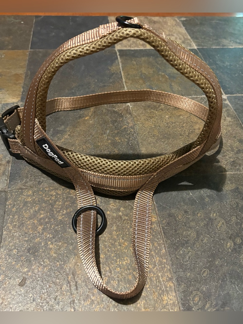 Mesh Step-In Harness - Brown